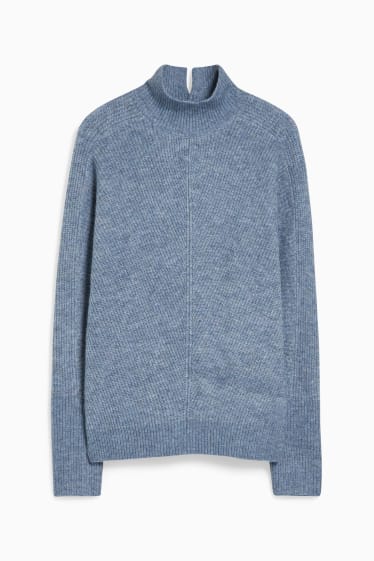 Femmes - Pullover - bleu chiné