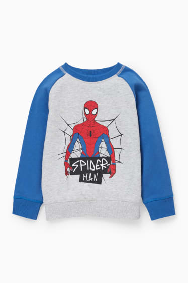 Enfants - Spider-Man - sweat-shirt - gris clair chiné