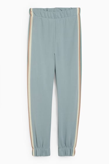 Ados & jeunes adultes - CLOCKHOUSE - pantalon de jogging - turquoise clair