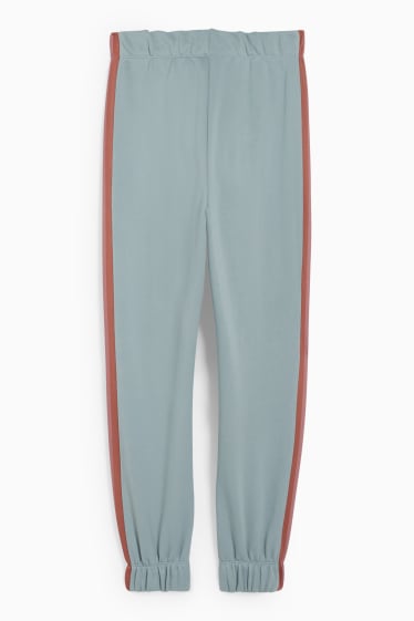 Ados & jeunes adultes - CLOCKHOUSE - pantalon de jogging - turquoise clair