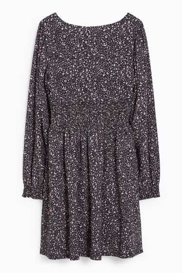 Femmes - CLOCKHOUSE - robe - à motif - noir / rose