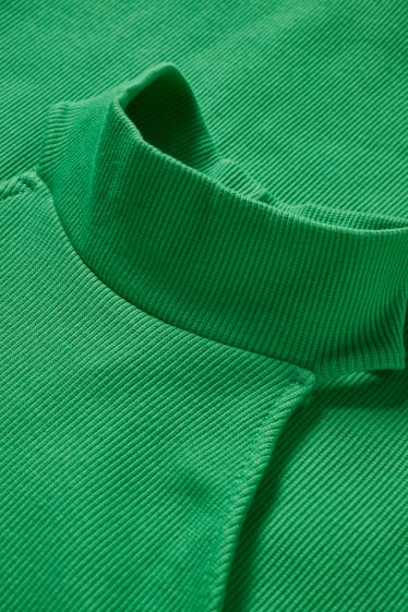Adolescenți și tineri - CLOCKHOUSE - tricou cu mânecă lungă - verde deschis