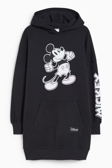 Nena - Mickey Mouse - vestit de punt amb caputxa - negre