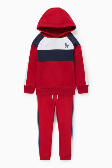 Kinderen - Set - hoodie en joggingbroek - 2 delig - rood