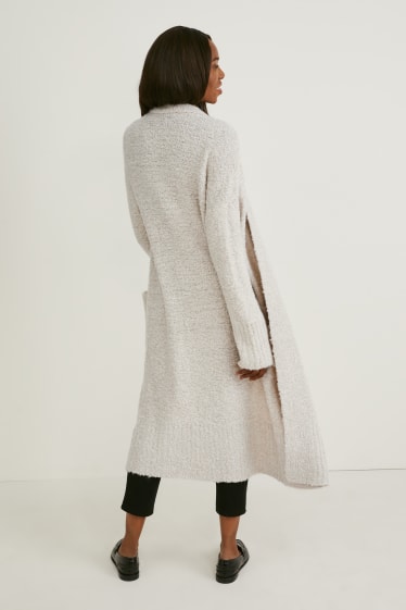 Femei - Cardigan tricotat - crem