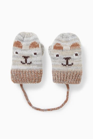 Baby: jongens - Babywanten - beige-mix
