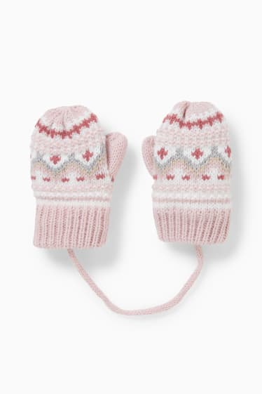 Bébés filles - Moufles pour bébé - rose