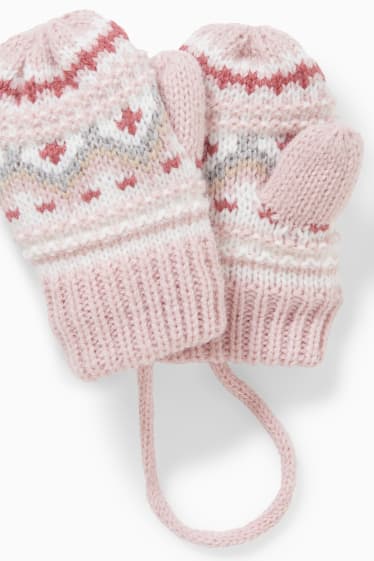 Bébés filles - Moufles pour bébé - rose