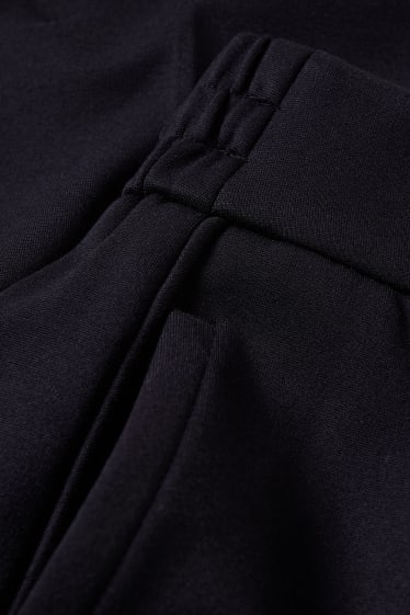 Women - Jersey trousers - slim fit - dark blue
