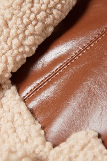 Women - CLOCKHOUSE - shopper - faux leather - brown