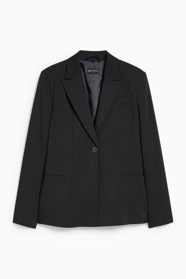 Femmes - Blazer - regular fit - noir