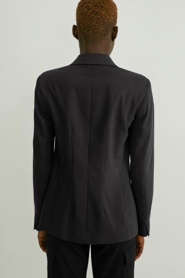 Women - Blazer - regular fit - black