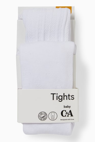 Babies - Multipack of 2 - baby tights - white