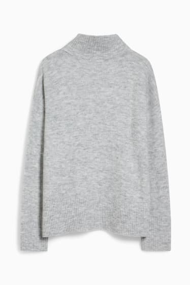 Femmes - Pullover  - gris clair chiné