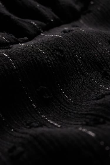 Women - CLOCKHOUSE - cropped blouse - black
