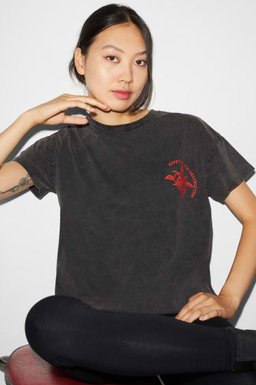 Mujer - CLOCKHOUSE- camiseta - Guns N' Roses - negro