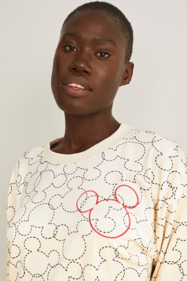 Dames - Pyjama - Mickey Mouse - beige