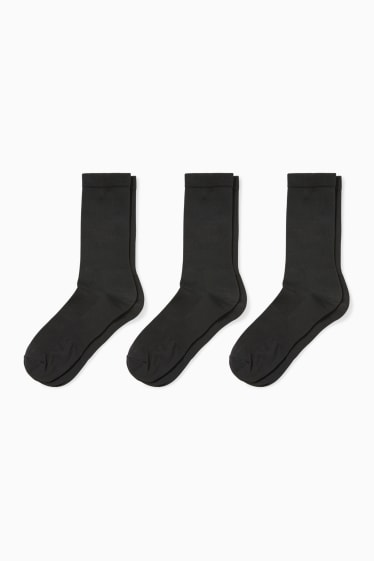 Herren - Multipack 3er - Sportsocken - LYCRA® - schwarz