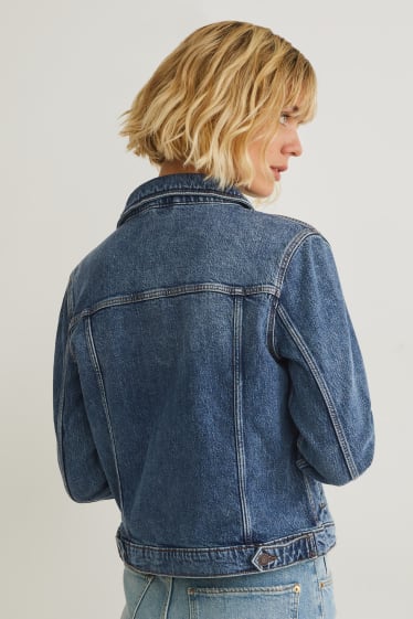 Women - Denim jacket - blue denim