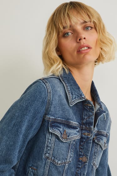 Women - Denim jacket - blue denim