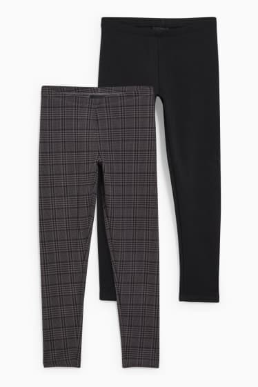 Nena - Paquet de 2 leggins tèrmics - negre/gris