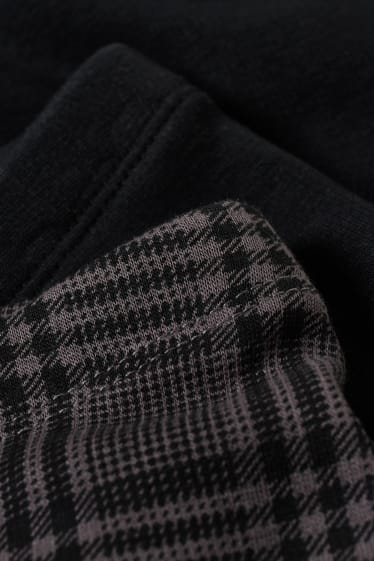 Nena - Paquet de 2 leggins tèrmics - negre/gris