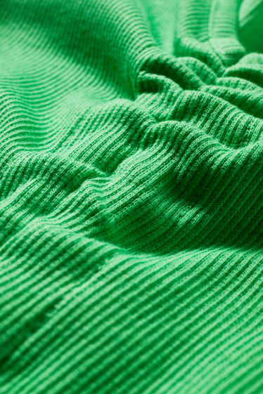 Ragazzi e giovani - CLOCKHOUSE - maglia a maniche lunghe taglio corto - verde