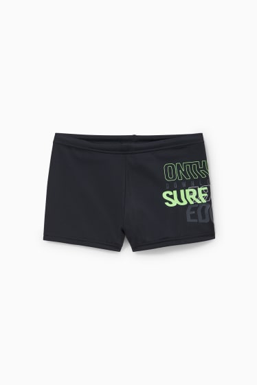 Kinder Jungen - Badehose - LYCRA® XTRA LIFE™ - schwarz