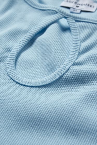 Dames - CLOCKHOUSE - T-shirt - lichtblauw