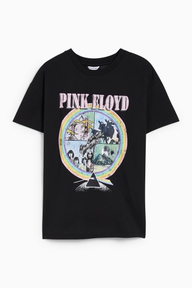 Damen - CLOCKHOUSE - T-Shirt - Pink Floyd - schwarz