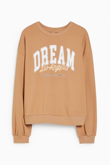 Teens & Twens - CLOCKHOUSE - Sweatshirt - hellbraun