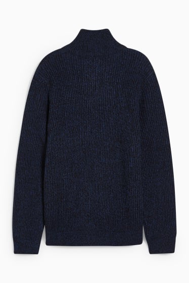 Hommes - Pull - bleu foncé