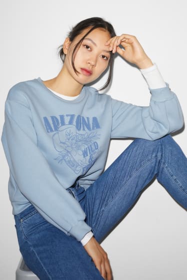 Femmes - CLOCKHOUSE - sweat - bleu clair