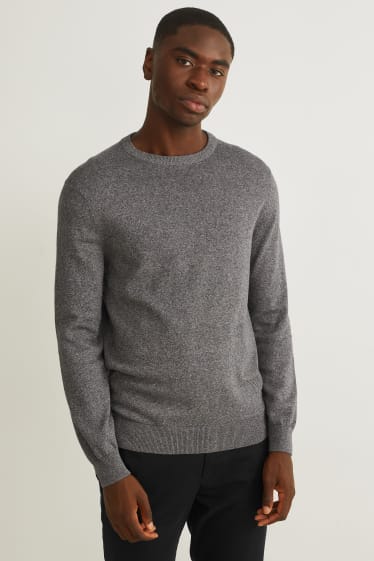 Uomo - Maglione - grigio melange