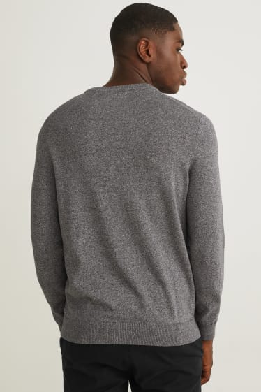 Uomo - Maglione - grigio melange