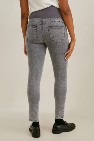 Dames - Zwangerschapsjeans - jegging jeans - LYCRA® - jeansgrijs