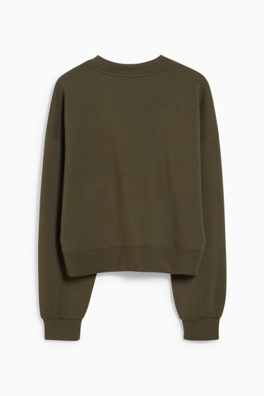 Damen - Sweatshirt - Yoga - recycelt - dunkelgrün