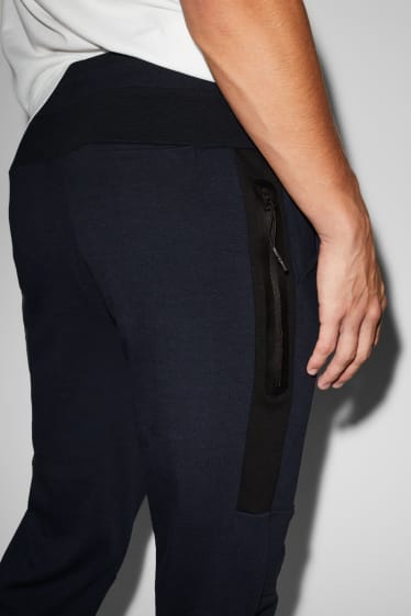 Hommes - CLOCKHOUSE - pantalon de jogging - bleu foncé