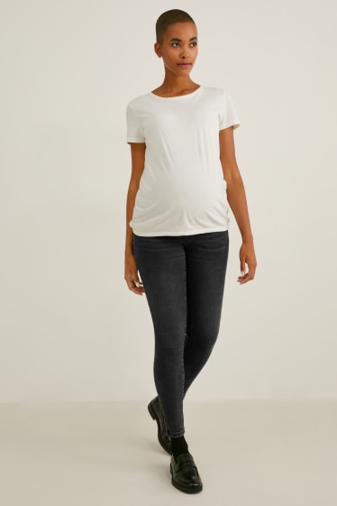 Women - Maternity jeans - jegging jeans - LYCRA® - denim-gray