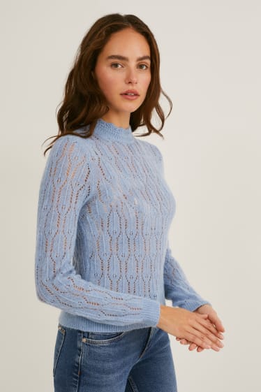 Femmes - Pull - bleu clair