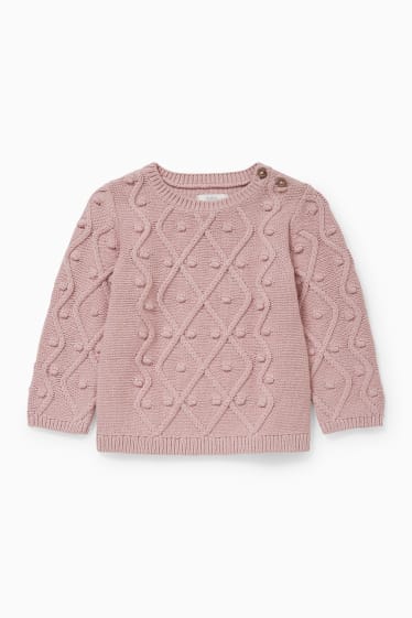 Bébés filles - Pull bébé - rose