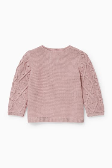 Bébés filles - Pull bébé - rose