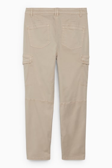 Dona - Pantalons cargo - mid waist - slim fit - LYCRA® - talp