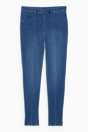 Damen - Jegging Jeans - High Waist - 4 Way Stretch - jeansblau