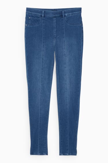 Femei - Jegging jeans - talie înaltă - 4 Way Stretch - denim-albastru