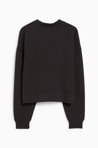 Damen - Sweatshirt - Yoga - recycelt - schwarz