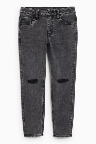 Niños - Relaxed jeans - vaqueros - gris oscuro