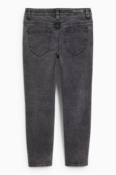 Kinderen - Relaxed jeans - jeansdonkergrijs