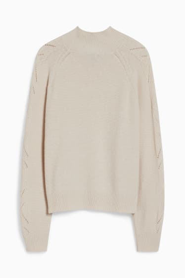 Donna - Maglione - bianco crema