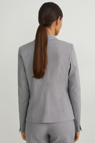 Donna - Blazer - regular fit - grigio melange